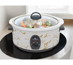 VSC03MB Putih Penanak Perlahan Slow Cooker 3.5 L Motif Marmer